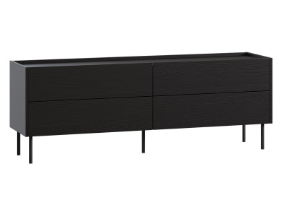 ТВ-тумба Дигарс 163x60 Черный древесный