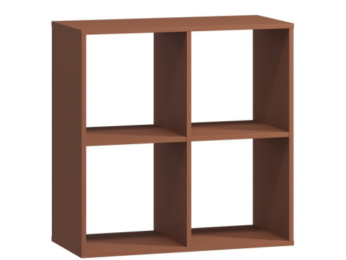 Стеллаж Кейн 4-75x75 Терракотовый