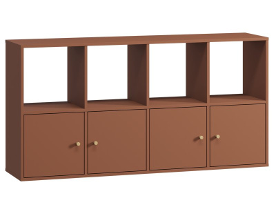 Стеллаж Кейн 1-149x75 Терракотовый