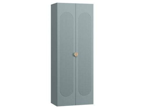 Распашной шкаф Луми 2-90x242 Серо-зеленый