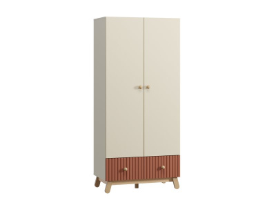 Шкаф детский Финни 2-96x210 Терракотовый
