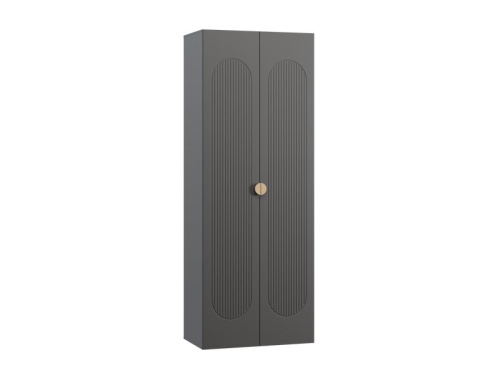 Распашной шкаф Луми 2-90x242 Графитовый
