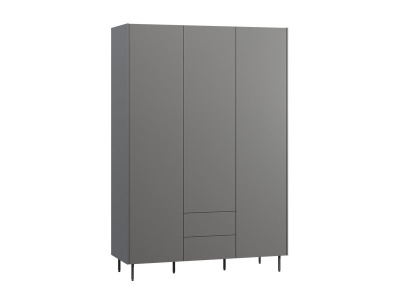 Распашной шкаф Изи 3.1-150x220 Графитовый