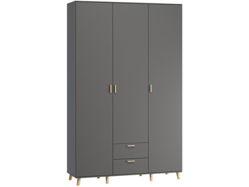 Распашной шкаф Пронто 3-150x220 Графитовый