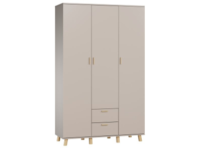 Распашной шкаф Пронто 3-130x210 Латте