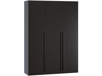 Распашной шкаф Кимбол 3-150x240 Черный
