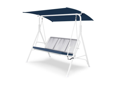 Качели садовые Эйприл Рогожка Синий/Серый