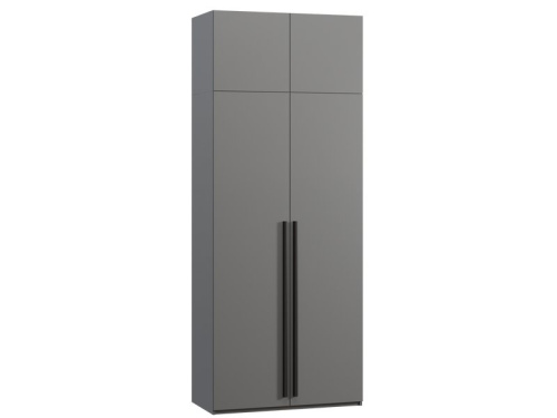 Распашной шкаф Кимбол 2.1-100x250 Графитовый