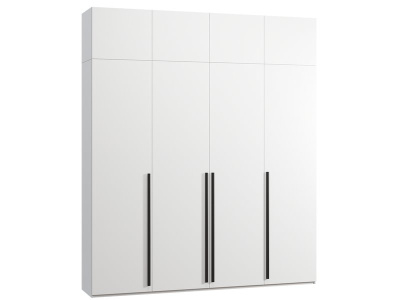 Распашной шкаф Кимбол 4.1-240x280 Белый