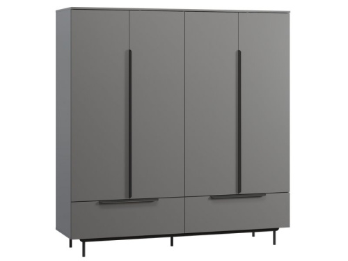 Распашной шкаф Квелен 4-192x200 Графитовый