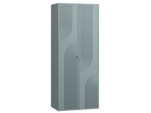 Распашной шкаф Монсон 2-90x222 Серо-зеленый