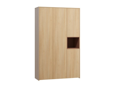 Распашной шкаф Висмар 3-153x240 Дуб Барбера