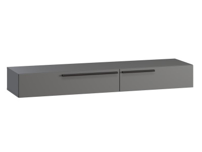 ТВ-тумба подвесная Кимбол 160x20 Графитовый