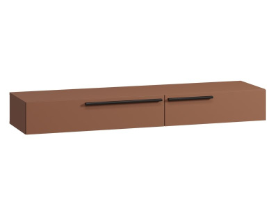 ТВ-тумба подвесная Кимбол 160x20 Терракотовый