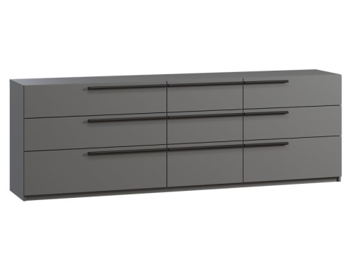 Комод Кимбол 210x70 Графитовый