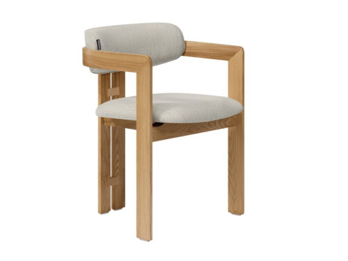 Стул Теодор-2 Рогожка Бежевый/Натуральный