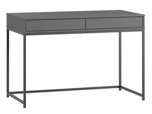 Стол Ханссон 120x60 Графитовый/Черный