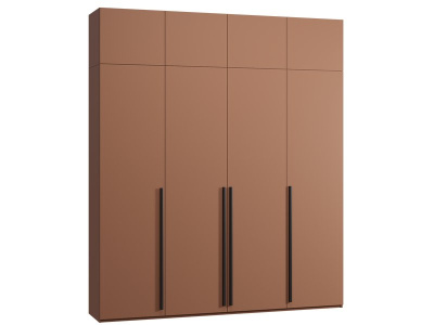 Распашной шкаф Кимбол 4.1-240x280 Терракотовый