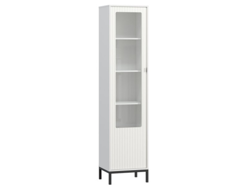 Витрина Трейвис 1-48x205 Белый
