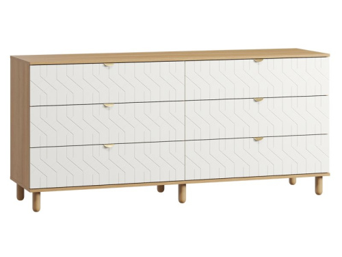 Комод Теджонс 185x85 Деко Белый