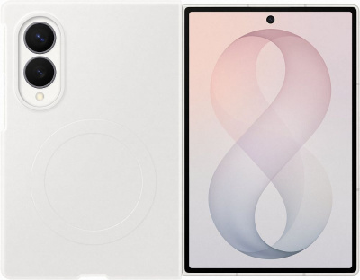 Чехол Samsung Silicone Magnet Case Galaxy Z Fold8 кремовый