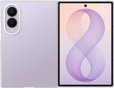 Чехол Samsung Clear Case Galaxy Z Fold8 прозрачный