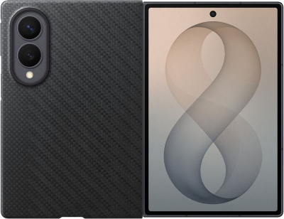 Чехол Samsung Carbon Magnet Case Galaxy Z Fold8 черный