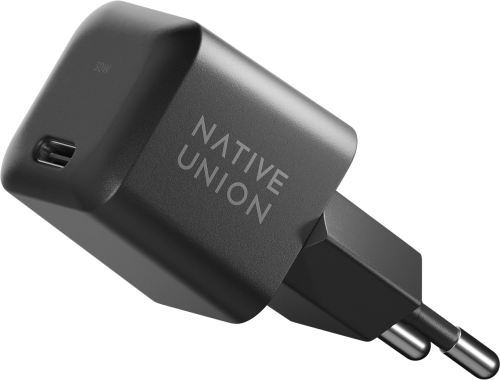 Сетевое зарядное устройство Native Union Fast GaN Charger USB-C, PD, 30Вт черный