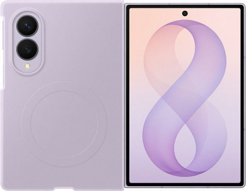Чехол Samsung Silicone Magnet Case Galaxy Z Fold8 лавандовый