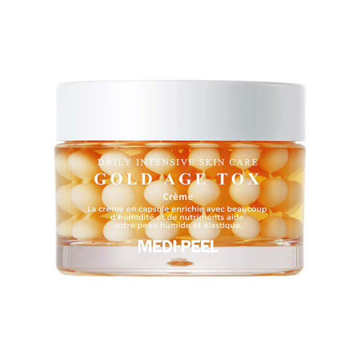 Антивозрастной капсульный крем с экстрактом золотого шелкопряда MEDIPEEL Gold Age Tox Cream