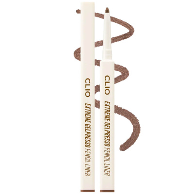 Водостойкий карандаш-подводка для глаз CLIO Extreme Gelpresso Pencil Liner 12 Flash Mocha