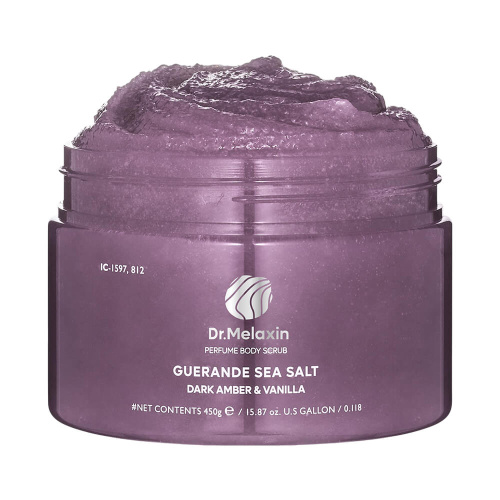 Скраб для тела с морской солью Dr.Melaxin Guerande Sea Salt Perfume Body Scrub Dark Amber & Vanilla