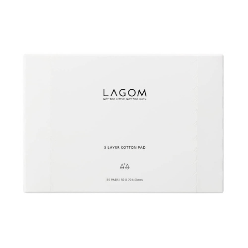 Пятислойные хлопковые пэды Lagom 5 Layer Cotton Pad