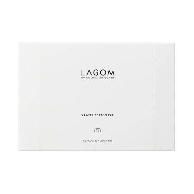 Пятислойные хлопковые пэды Lagom 5 Layer Cotton Pad