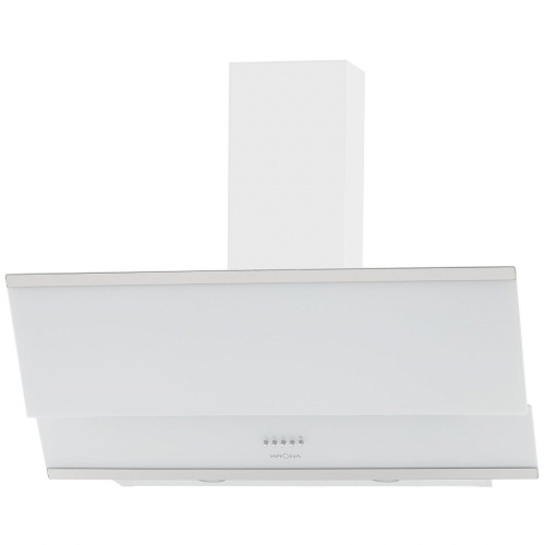 Наклонная вытяжка KRONA IRIDA 900 white push button