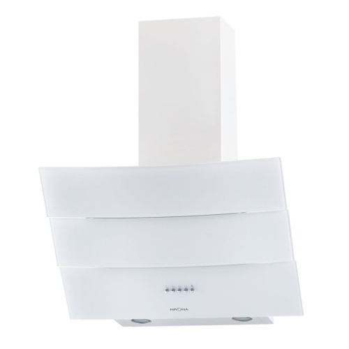 Наклонная вытяжка KRONA INGA 600 white push button