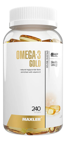 Биологически активная добавка к пище Omega-3 Gold + Vitamin E: Биодобавка 240шт