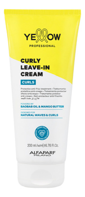 Несмываемый крем для вьющихся и кудрявых волос Curly Leave-in Cream 200мл