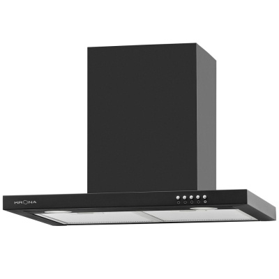 Т-образная вытяжка KRONA JOANNA 600 black PB