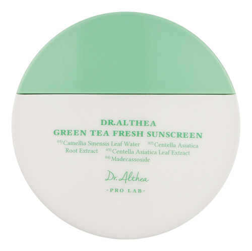 Успокаивающий солнцезащитный крем Green Tea Fresh Sunscreen SPF50+ PA++++ 45мл