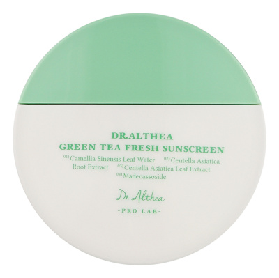 Успокаивающий солнцезащитный крем Green Tea Fresh Sunscreen SPF50+ PA++++ 45мл