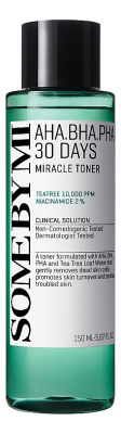 Тонер для проблемной кожи лица AHA-BHA-PHA 30 Days Miracle Toner: Тонер 150мл