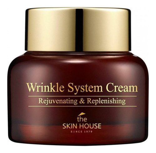 Антивозрастной крем для лица с коллагеном Wrinkle System Cream: Крем 50г