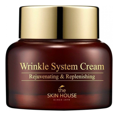 Антивозрастной крем для лица с коллагеном Wrinkle System Cream: Крем 50г