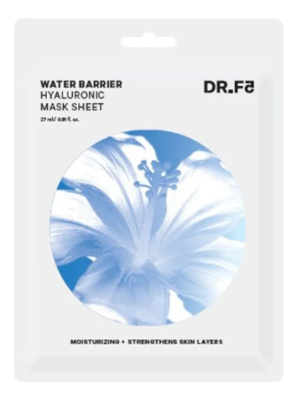 Маска для лица с гиалуроновым комплексом и церамидами Water Barrier Hyaluronic Mask Sheet: Маска 10*23г