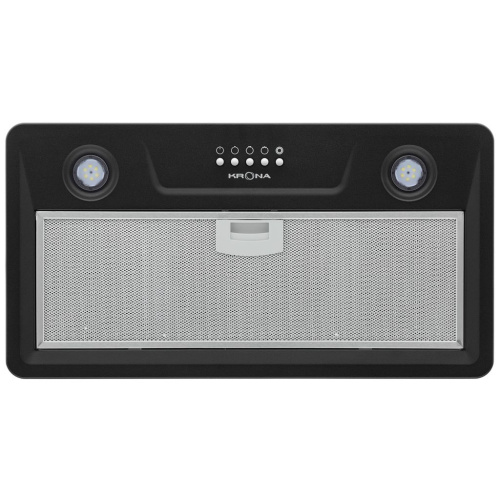 Полновстраиваемая вытяжка KRONA LUISA 600 BLACK PB