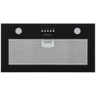 Полновстраиваемая вытяжка KRONA LUISA 600 GLASS BLACK PB