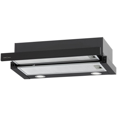 Вытяжка телескопическая KRONA KAMILLA T 600 BLACK (1 мотор)