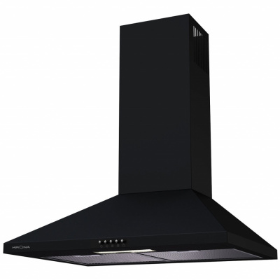 Купольная вытяжка KRONA JANNA 600 black push button