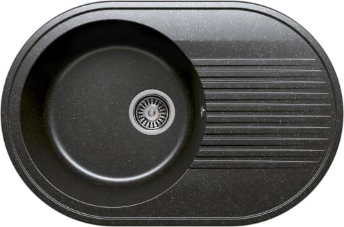 Мойка TROMMEL 1B LR W 760*500 BLACK